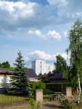Köpenick - Siedlung "Amtsfled" mit Neubaublock
