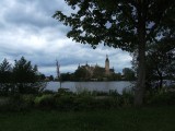 Wolken mit Schweriner Schloß
