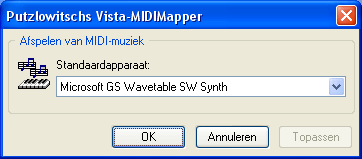 MIDI-Mapper Niederländisch