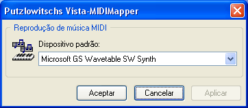 MIDI-Mapper Portugiesisch