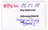 Jahresparkkarte Zoo Schwerin