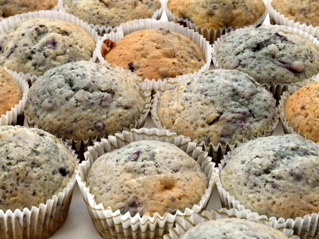 Muffins – Blaubeermuffins