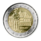 2 Euro Münze Bremen