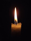 1. Advent - eine Kerze