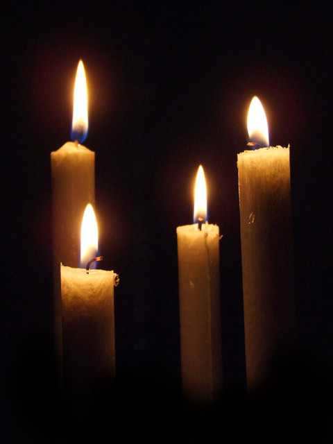 4. Advent - vier Kerzen