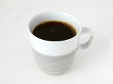 Tasse Kaffee schwarz