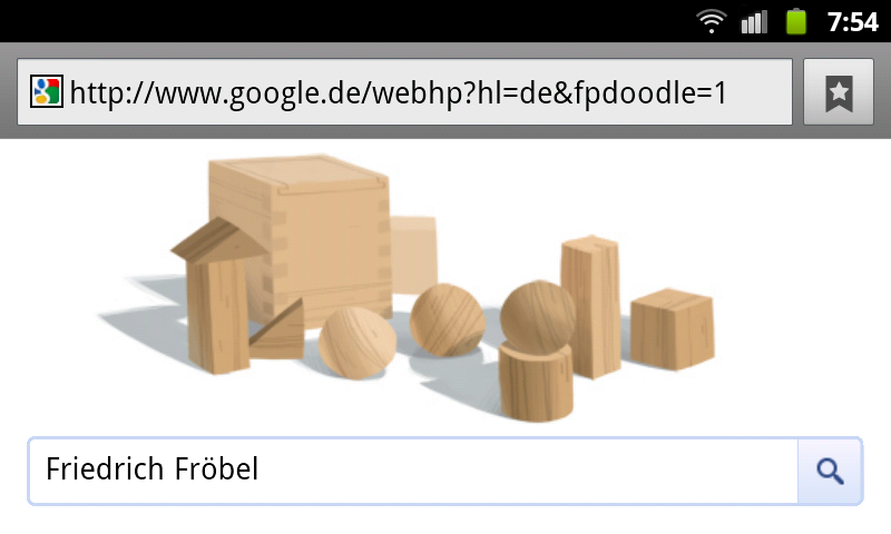 Friedrich Fröbel Google Doodle