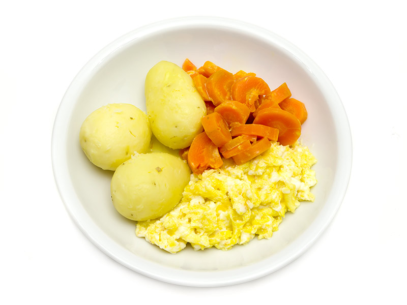 Essen 2.0 – Kartoffeln mit Möhren und Rührei