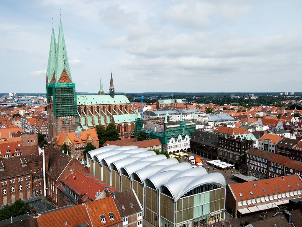 Lübeck – Marienkirche und Markt