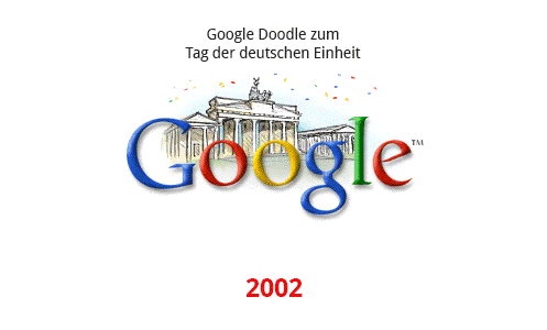 Tag der deutschen Einheit (alle Google-Doodle bis 2016)