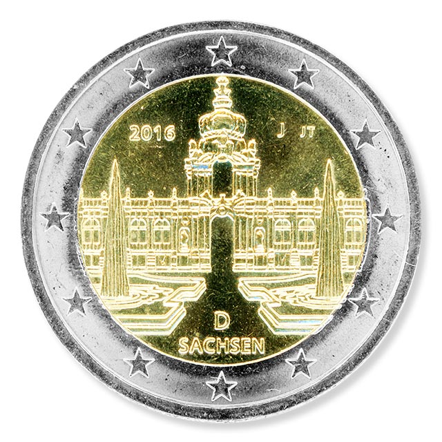 2 Euro Sachsen – Dresden Zwinger